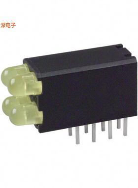 5690103333F |黄色（x 4） CBI 3MM 2X2 YLW RA PCMNT