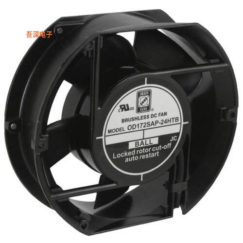 OD172SAP-24HTB |24VDCFAN AXIAL 172X50.8MM 24VDC TERM