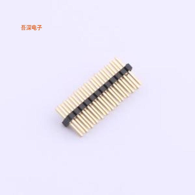 X1321WV-2x12J-C30D23 |排针上针C3.0 下针2.3mm,6T料,Au足1u