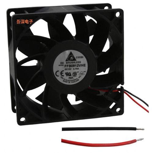 FFB0912EHE |12VDCFAN AXIAL 92X38MM 12VDC WIRE