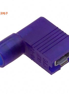 0190060015 |成角度 - 90°，旗形CONN QC RCPT 14-16AWG 0.187