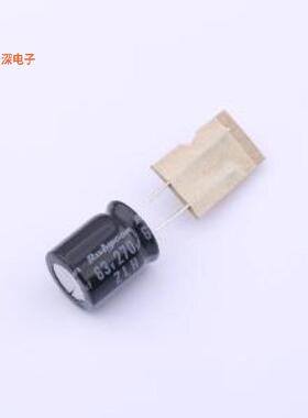 63ZLH270MEFCG412.5X16|原装插件,D12.5xL16mm直插铝电
