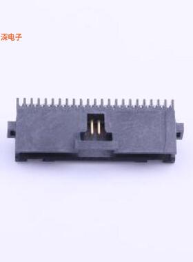 5-104074-4 |原装弯插,P=1.27mm线对板针座