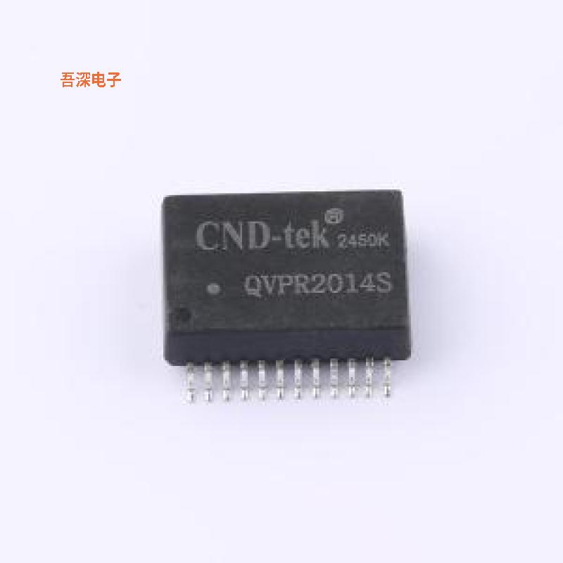 QVPR2014S |原装SMD-24P,17.6x12.3mm网口变压器
