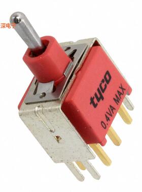 2-1825143-7 |通孔SWITCH TOGGLE SP3T 0.4VA 20V