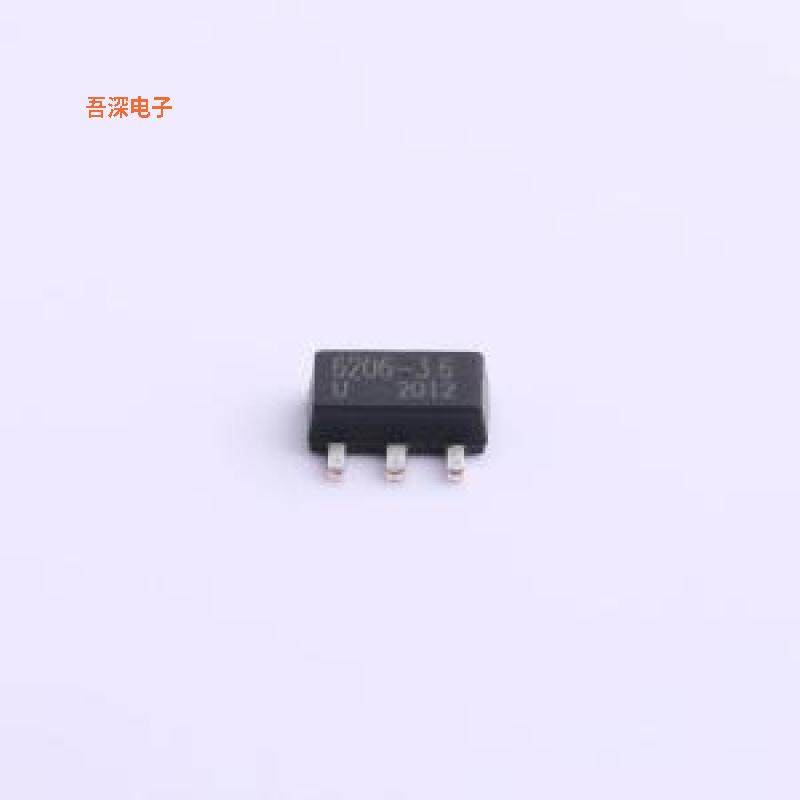 XC6206P362PR |原装SOT-89-3IC REG LINEAR 3.6V 100MA SOT89-3