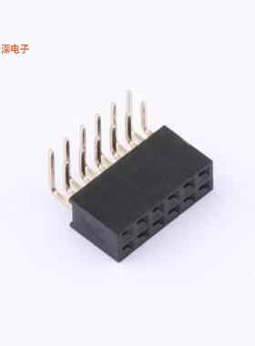 XDM200-2-06-W-6.35-G0 |原装弯插,P=2mm排母