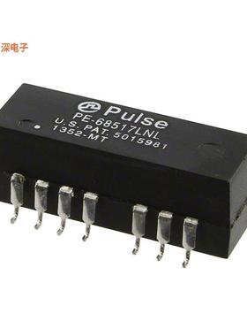 PE-68517LNLT |原装全新XFRMR MODULE 1PORT 1:1 10/100B-T