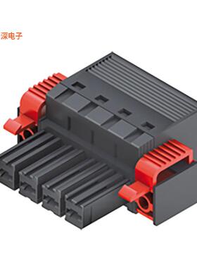 1060470000 |插头，刀片插座TERM BLOCK PLUG 4POS 7.62MM