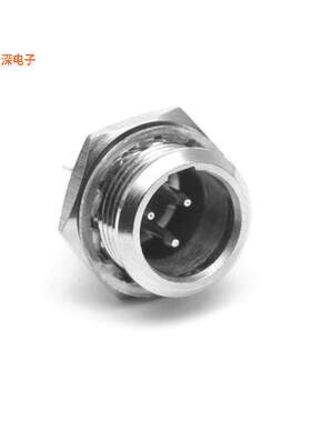 AG4MCC |插座，公形引脚CONN RCPT MALE MINI XLR 4POS SLD