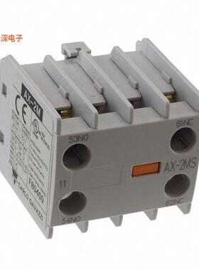 AX-2MS-11 |辅助触点块FRNT AUX 1NO1NC MINI SC