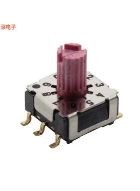 RD07B10RGT |BCDSWITCH ROTARY DIP BCD 0.1A 50V