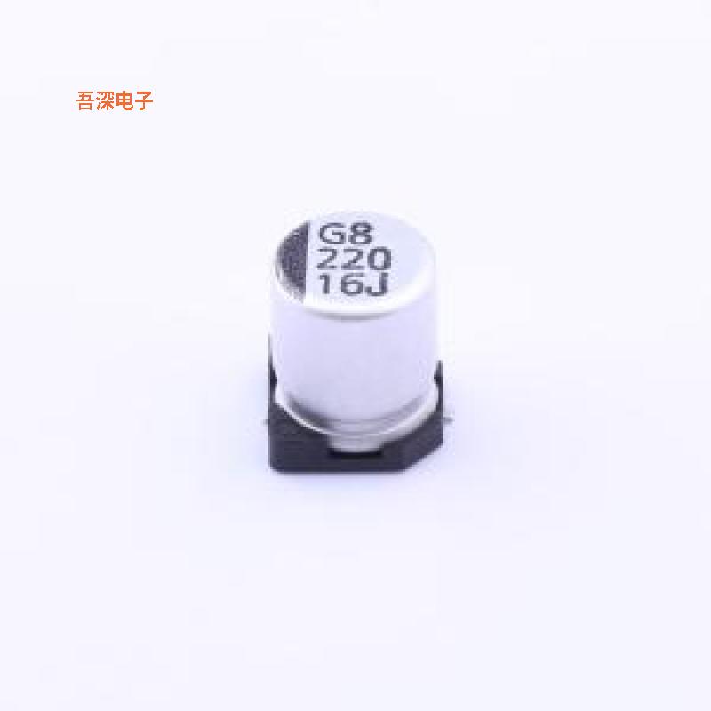 VEJ221M1CTR-0607 |原装SMD,D6.3xL7.7mm贴片型铝电解