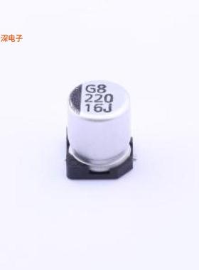 VEJ221M1CTR-0607 |原装SMD,D6.3xL7.7mm贴片型铝电解