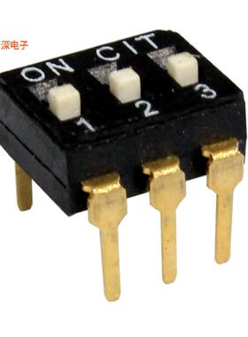 KT03EH |SPSTSWITCH SLIDE DIP SPST 0.025A 24V