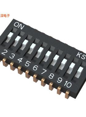 DHS 610 J |SPSTDUAL-IN-LINE SWITCH, HALF-PITCH-