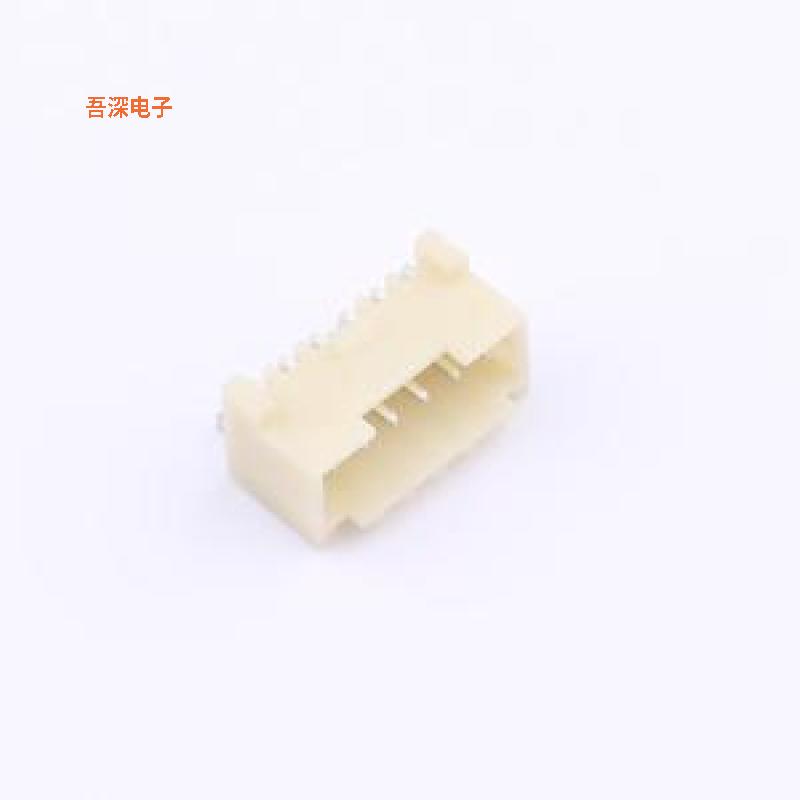 HC-ZE1.5-6PWT |线对板针座针座ZE1.5-6P 卧贴带扣编带