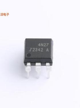 4N27-000E-AXW |晶体管输出光耦晶体管光耦，80V/80mA,DIP6