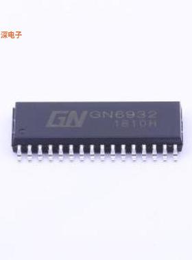 GN6932 |原装SOP-32-300mil数码管驱动