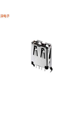 1734366-4 |原装全新CONN RCPT USB2.0 TYPEA 4POS VERT