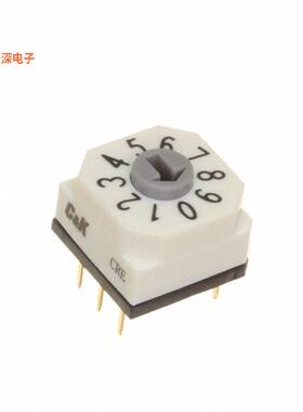 CRE10ROTP0C |BCDSWITCH ROTARY DIP BCD 0.15A 42V