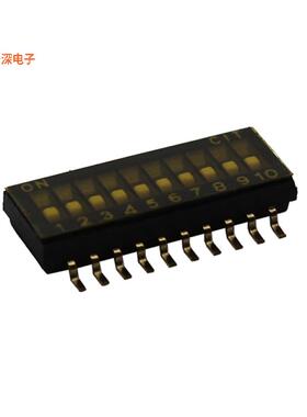 KE10RTGR |SPSTSWITCH SLIDE DIP SPST 0.025A 24V