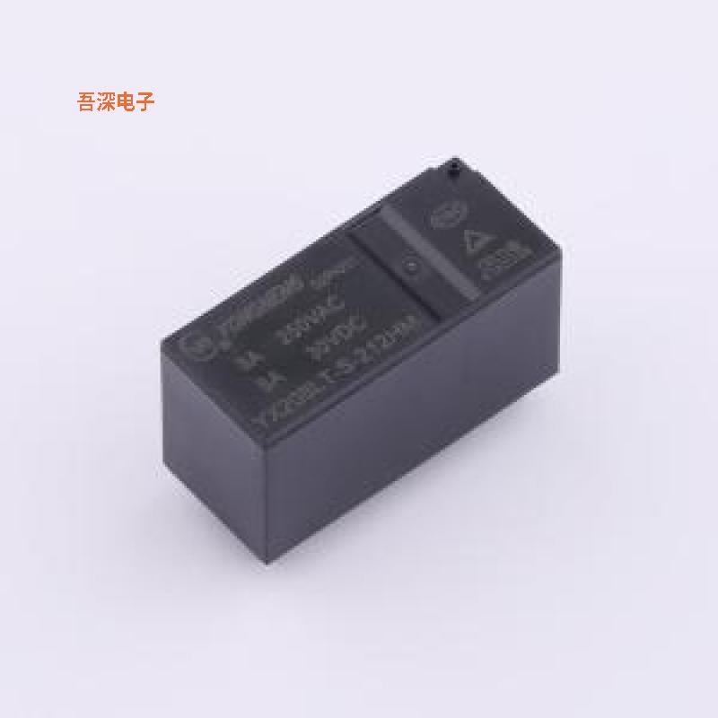 YX208LT-S-212HM |功率继电器电流8A,12VDC,2组常开，0.54W
