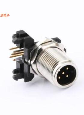 21033213501|原装插件M12 A-CODE 5PIN MALE ANG PC