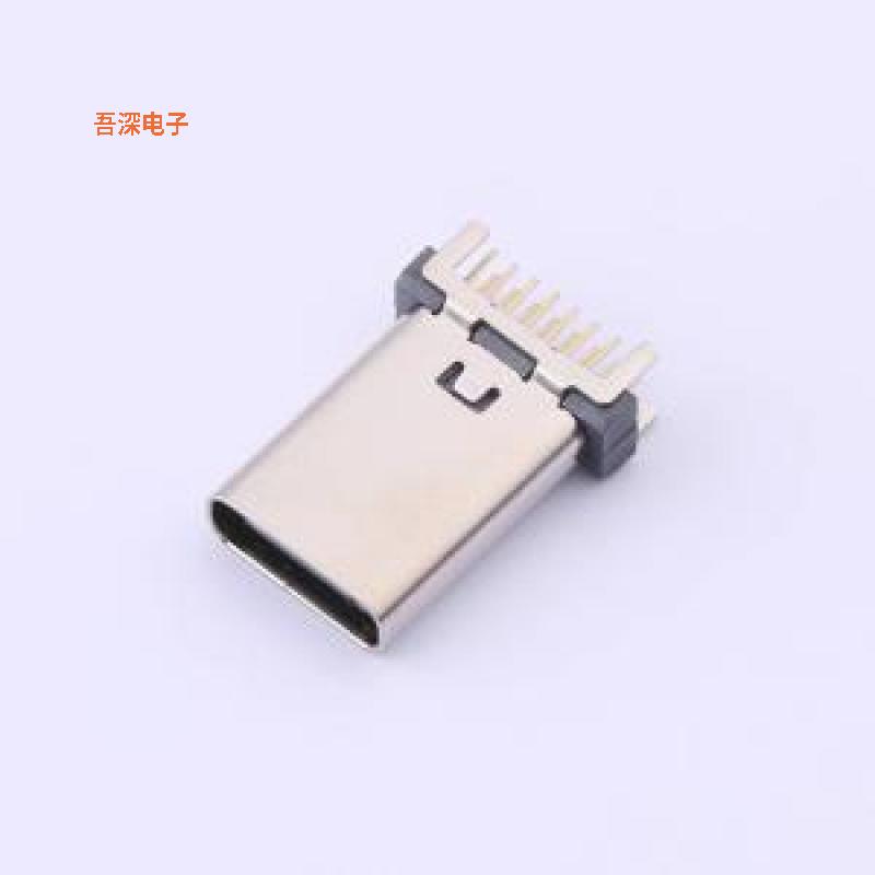 918-648K2027E30009 |USBTYPE-C母座 立式 16PIN 13.7
