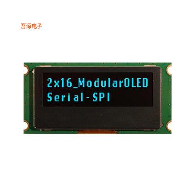 NHD-0216MW-SB3|32.0O MODULE 32DIG 16 X 2 PASSIV