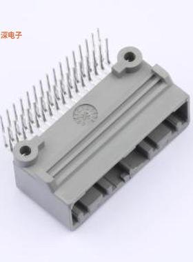 991-321-5128 |线对板针座32PIN 方形公端 灰色
