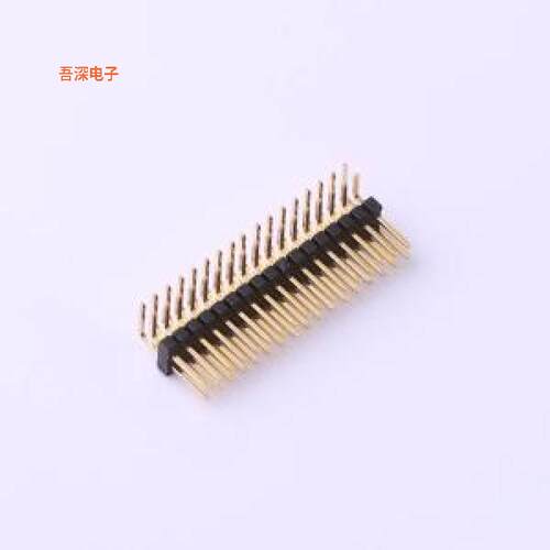 X1321WR-2x17J-C40D18 |原装弯插,P=1.27mm排针