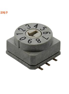 RD10RA10RGR |BCDSWITCH ROTARY DIP BCD 0.15A 50V