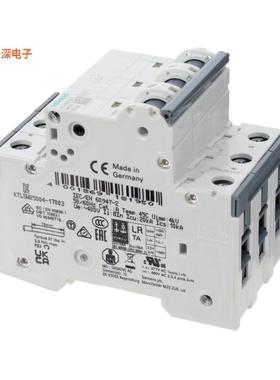 5SY43167 |DIN 轨道SUP PTOR 5SY4 3P 480V 16A 5K C-T