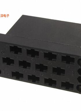 205043-1 |原装全新CONN RCPT HSG 12POS BLK PNL MNT