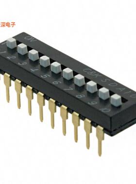 SDA10H1BD |SPSTSWITCH SLIDE DIP SPST 0.025A 24V