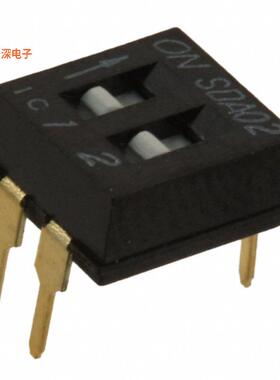 SDA02H0BD |SPSTSWITCH SLIDE DIP SPST 0.025A 24V
