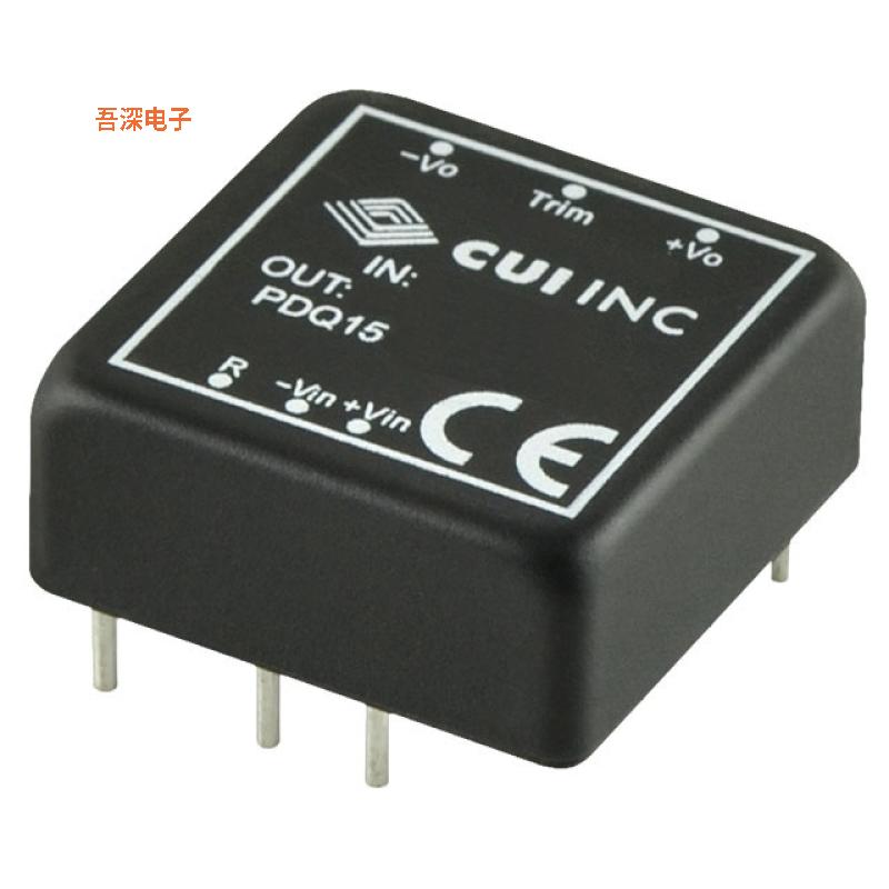 PDQ15-Q24-D12-D |隔离模块DC DC CONVERTER +/-12V 15W
