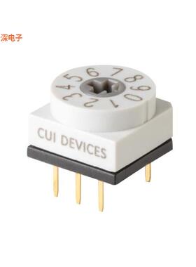 RDS3-10S-1065-D |BCDSWITCH ROTARY DIP BCD 0.15A 42V