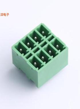 DB2EVHB-3.81-2*4P-GN |原装弯插,P=3.81mm插拔式接线