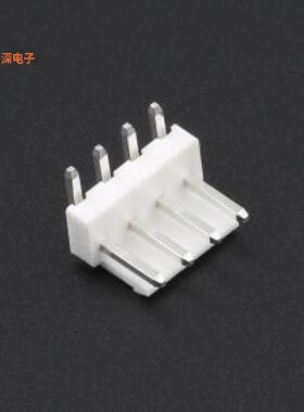 HC-VH-4AW-TW |线对板针座针座VH3.96-4AW 弯针白色 插件铜