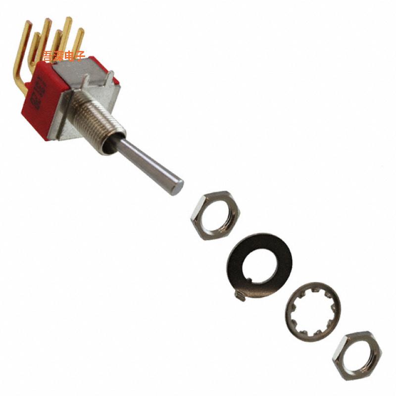 100DP1T3B1M6REH |原装全新SWITCH TOGGLE DPDT 0.4VA 20V