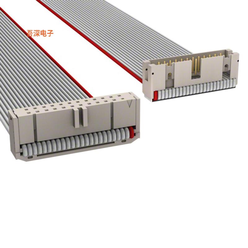 M3DRK-2406J |插口至插头IDC CABLE - MKR24K/MC26G/MPR24K