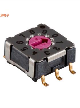 RDS-10S-74385-SMT |BCDSWITCH ROTARY DIP BCD 0.1A 42V