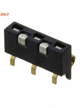 292448-1 |触点CONN SPRING BATTERY 3POS SMD