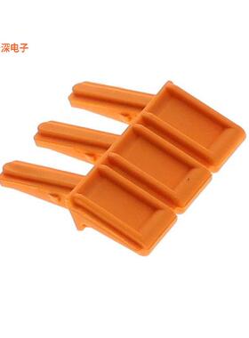 3034390 |按片JUMPER TERM BLK 3POS FLAT PIN