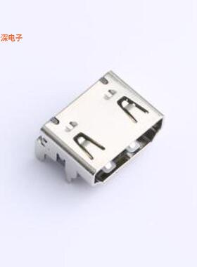 BX-HDMI-1-M19P|A型前插后贴HDMI插座 铜壳HDMISM