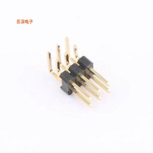 X6521WR-2x03H-C60D30 |原装弯插,P=2.54mm排针