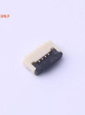 FFC10003-04SBB124W5M|掀锁FFC/FPCSMD,P=1mm,卧