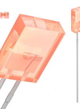 HLMP-S201-D0000|红色 RED DIFF RECT 2MMX5MM T/